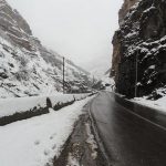 برف در جاده چالوس
