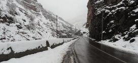 برف در جاده چالوس