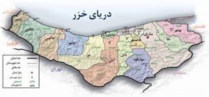 نقشه مازندران
